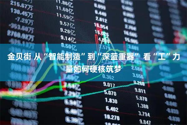 金贝街 从“智能制造”到“深蓝重器” 看“工”力量如何硬核筑梦